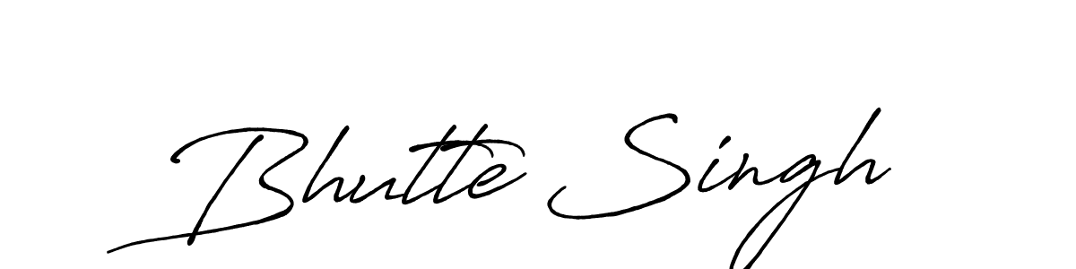 How to Draw Bhutte Singh signature style? Antro_Vectra_Bolder is a latest design signature styles for name Bhutte Singh. Bhutte Singh signature style 7 images and pictures png