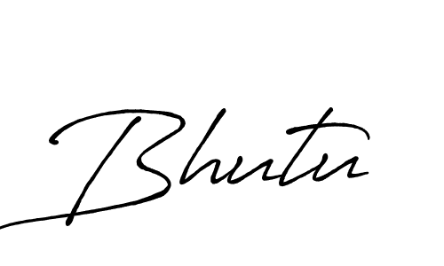 How to Draw Bhutu signature style? Antro_Vectra_Bolder is a latest design signature styles for name Bhutu. Bhutu signature style 7 images and pictures png