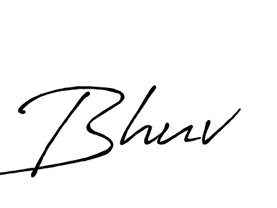 Also we have Bhuv name is the best signature style. Create professional handwritten signature collection using Antro_Vectra_Bolder autograph style. Bhuv signature style 7 images and pictures png