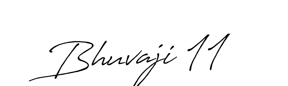 Bhuvaji 11 stylish signature style. Best Handwritten Sign (Antro_Vectra_Bolder) for my name. Handwritten Signature Collection Ideas for my name Bhuvaji 11. Bhuvaji 11 signature style 7 images and pictures png