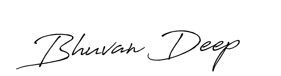 How to make Bhuvan Deep name signature. Use Antro_Vectra_Bolder style for creating short signs online. This is the latest handwritten sign. Bhuvan Deep signature style 7 images and pictures png