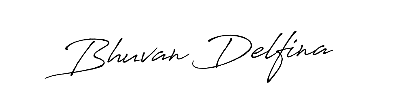 The best way (Antro_Vectra_Bolder) to make a short signature is to pick only two or three words in your name. The name Bhuvan Delfina include a total of six letters. For converting this name. Bhuvan Delfina signature style 7 images and pictures png