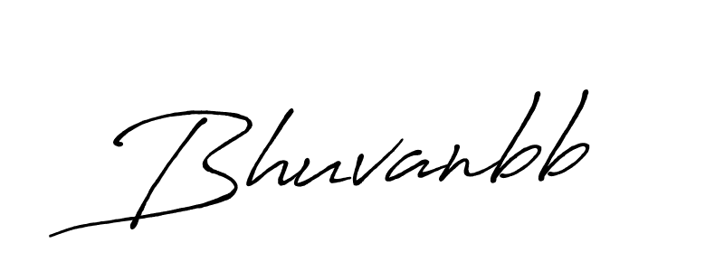 The best way (Antro_Vectra_Bolder) to make a short signature is to pick only two or three words in your name. The name Bhuvanbb include a total of six letters. For converting this name. Bhuvanbb signature style 7 images and pictures png