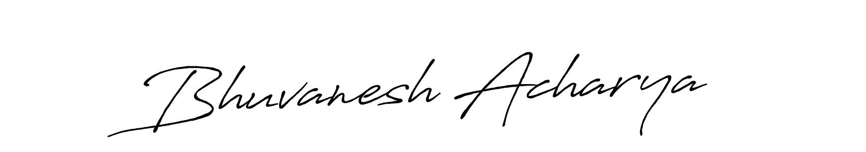 Bhuvanesh Acharya stylish signature style. Best Handwritten Sign (Antro_Vectra_Bolder) for my name. Handwritten Signature Collection Ideas for my name Bhuvanesh Acharya. Bhuvanesh Acharya signature style 7 images and pictures png