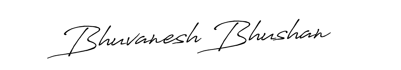 Use a signature maker to create a handwritten signature online. With this signature software, you can design (Antro_Vectra_Bolder) your own signature for name Bhuvanesh Bhushan. Bhuvanesh Bhushan signature style 7 images and pictures png