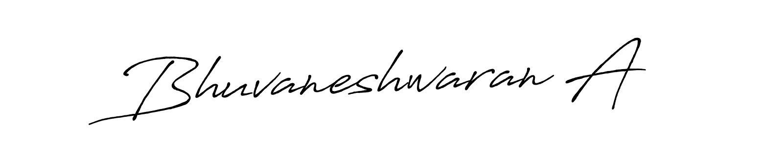 Bhuvaneshwaran A stylish signature style. Best Handwritten Sign (Antro_Vectra_Bolder) for my name. Handwritten Signature Collection Ideas for my name Bhuvaneshwaran A. Bhuvaneshwaran A signature style 7 images and pictures png