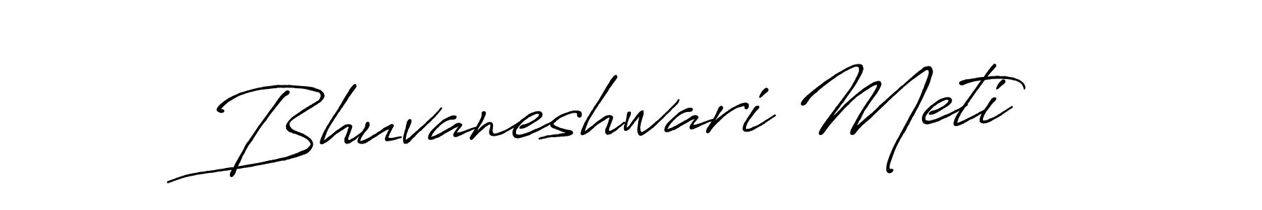 Bhuvaneshwari Meti stylish signature style. Best Handwritten Sign (Antro_Vectra_Bolder) for my name. Handwritten Signature Collection Ideas for my name Bhuvaneshwari Meti. Bhuvaneshwari Meti signature style 7 images and pictures png