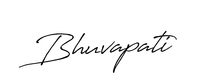 Bhuvapati stylish signature style. Best Handwritten Sign (Antro_Vectra_Bolder) for my name. Handwritten Signature Collection Ideas for my name Bhuvapati. Bhuvapati signature style 7 images and pictures png