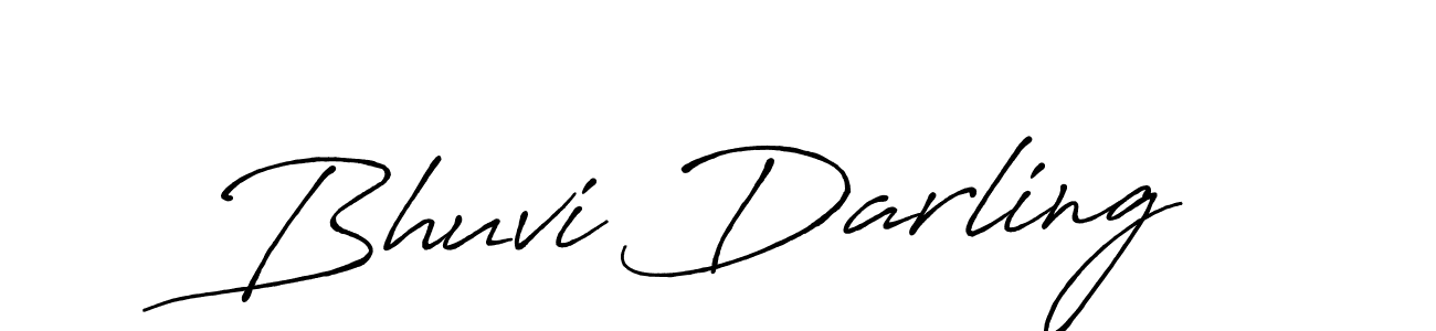 Also we have Bhuvi Darling name is the best signature style. Create professional handwritten signature collection using Antro_Vectra_Bolder autograph style. Bhuvi Darling signature style 7 images and pictures png