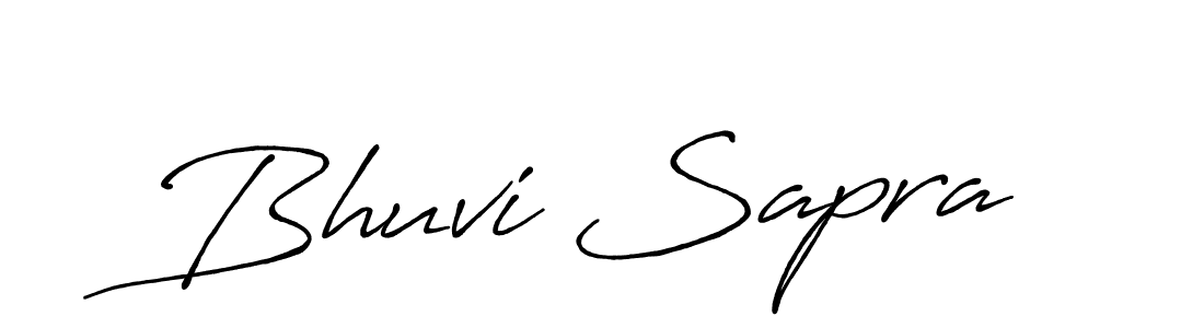 Use a signature maker to create a handwritten signature online. With this signature software, you can design (Antro_Vectra_Bolder) your own signature for name Bhuvi Sapra. Bhuvi Sapra signature style 7 images and pictures png