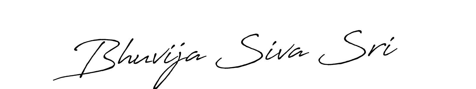 Antro_Vectra_Bolder is a professional signature style that is perfect for those who want to add a touch of class to their signature. It is also a great choice for those who want to make their signature more unique. Get Bhuvija Siva Sri name to fancy signature for free. Bhuvija Siva Sri signature style 7 images and pictures png