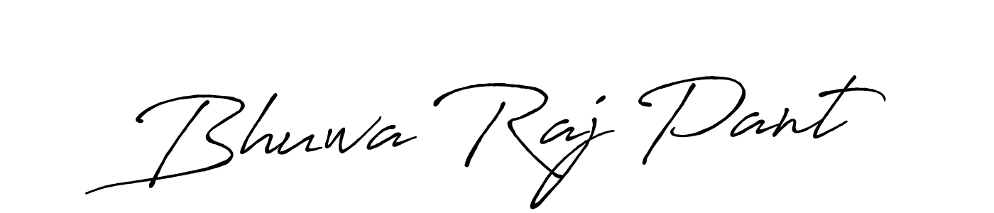 Make a beautiful signature design for name Bhuwa Raj Pant. With this signature (Antro_Vectra_Bolder) style, you can create a handwritten signature for free. Bhuwa Raj Pant signature style 7 images and pictures png