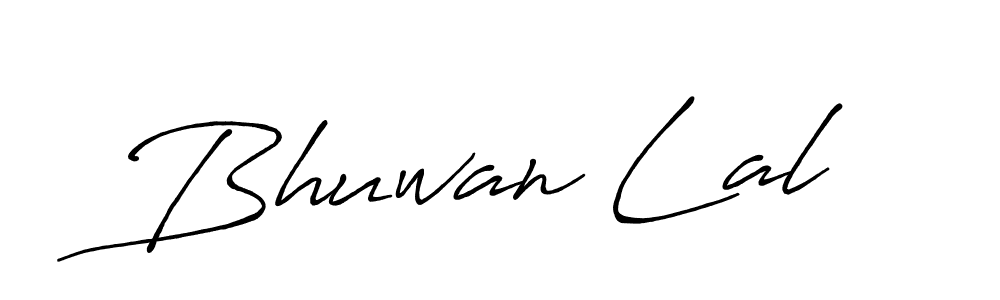 How to make Bhuwan Lal name signature. Use Antro_Vectra_Bolder style for creating short signs online. This is the latest handwritten sign. Bhuwan Lal signature style 7 images and pictures png