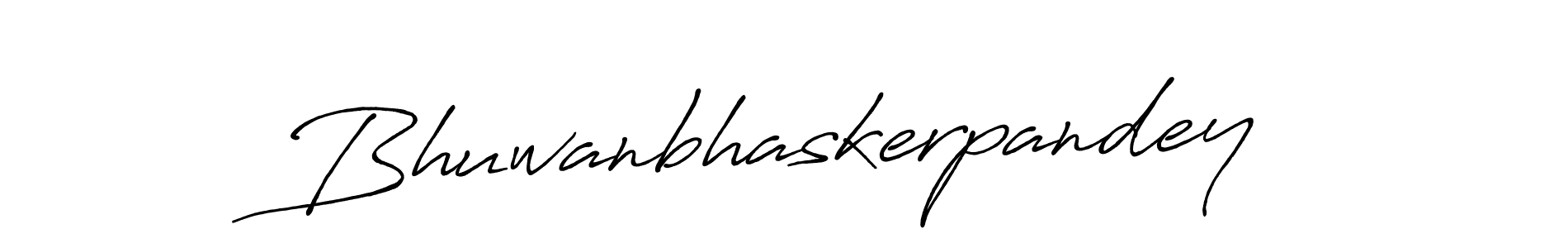 Make a beautiful signature design for name Bhuwanbhaskerpandey. With this signature (Antro_Vectra_Bolder) style, you can create a handwritten signature for free. Bhuwanbhaskerpandey signature style 7 images and pictures png
