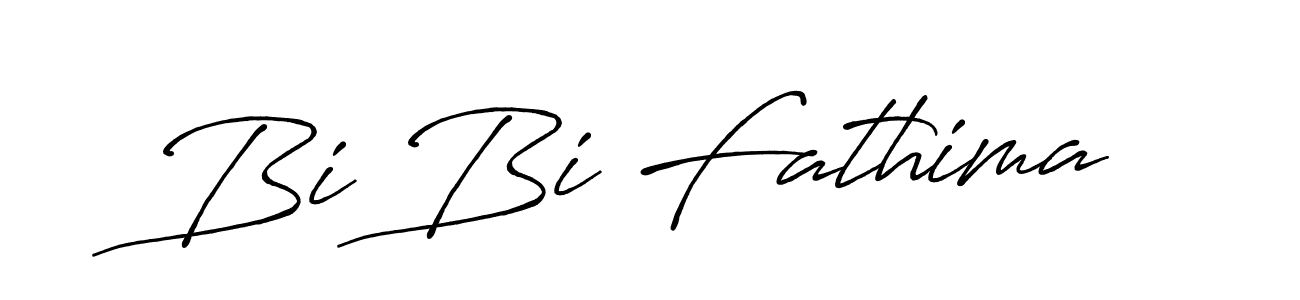 Bi Bi Fathima stylish signature style. Best Handwritten Sign (Antro_Vectra_Bolder) for my name. Handwritten Signature Collection Ideas for my name Bi Bi Fathima. Bi Bi Fathima signature style 7 images and pictures png