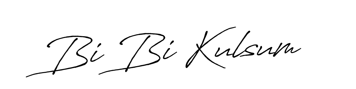 How to make Bi Bi Kulsum signature? Antro_Vectra_Bolder is a professional autograph style. Create handwritten signature for Bi Bi Kulsum name. Bi Bi Kulsum signature style 7 images and pictures png