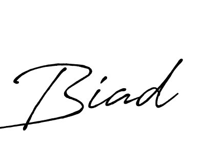 Biad stylish signature style. Best Handwritten Sign (Antro_Vectra_Bolder) for my name. Handwritten Signature Collection Ideas for my name Biad. Biad signature style 7 images and pictures png