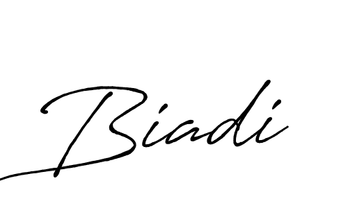 Design your own signature with our free online signature maker. With this signature software, you can create a handwritten (Antro_Vectra_Bolder) signature for name Biadi. Biadi signature style 7 images and pictures png