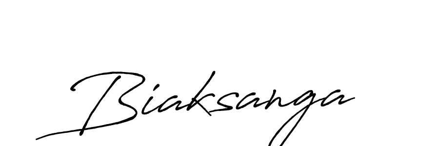 Once you've used our free online signature maker to create your best signature Antro_Vectra_Bolder style, it's time to enjoy all of the benefits that Biaksanga name signing documents. Biaksanga signature style 7 images and pictures png