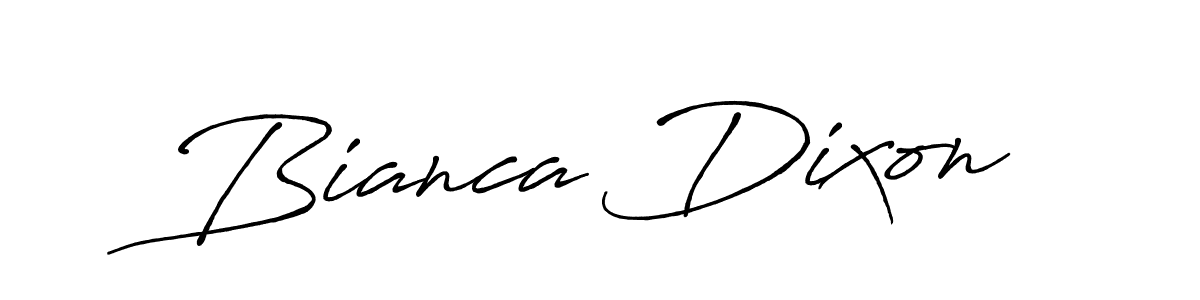 Also we have Bianca Dixon name is the best signature style. Create professional handwritten signature collection using Antro_Vectra_Bolder autograph style. Bianca Dixon signature style 7 images and pictures png