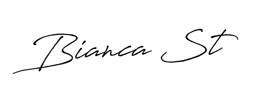 Make a short Bianca St signature style. Manage your documents anywhere anytime using Antro_Vectra_Bolder. Create and add eSignatures, submit forms, share and send files easily. Bianca St signature style 7 images and pictures png