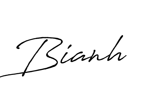 Antro_Vectra_Bolder is a professional signature style that is perfect for those who want to add a touch of class to their signature. It is also a great choice for those who want to make their signature more unique. Get Bianh name to fancy signature for free. Bianh signature style 7 images and pictures png