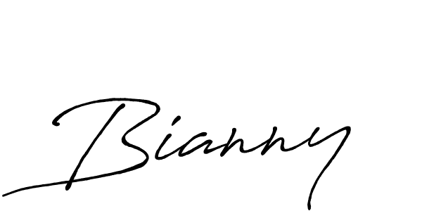 It looks lik you need a new signature style for name Bianny. Design unique handwritten (Antro_Vectra_Bolder) signature with our free signature maker in just a few clicks. Bianny signature style 7 images and pictures png