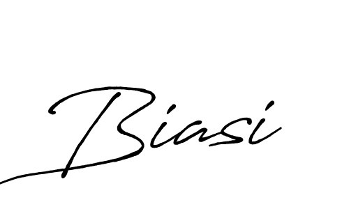 You should practise on your own different ways (Antro_Vectra_Bolder) to write your name (Biasi) in signature. don't let someone else do it for you. Biasi signature style 7 images and pictures png