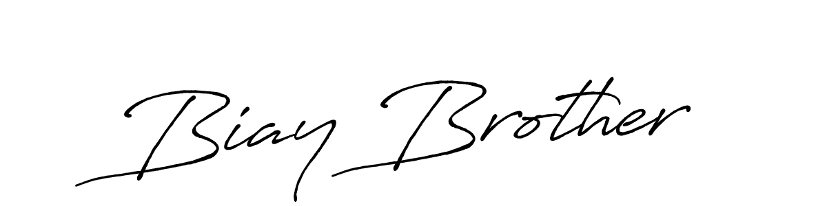 Also we have Biay Brother name is the best signature style. Create professional handwritten signature collection using Antro_Vectra_Bolder autograph style. Biay Brother signature style 7 images and pictures png