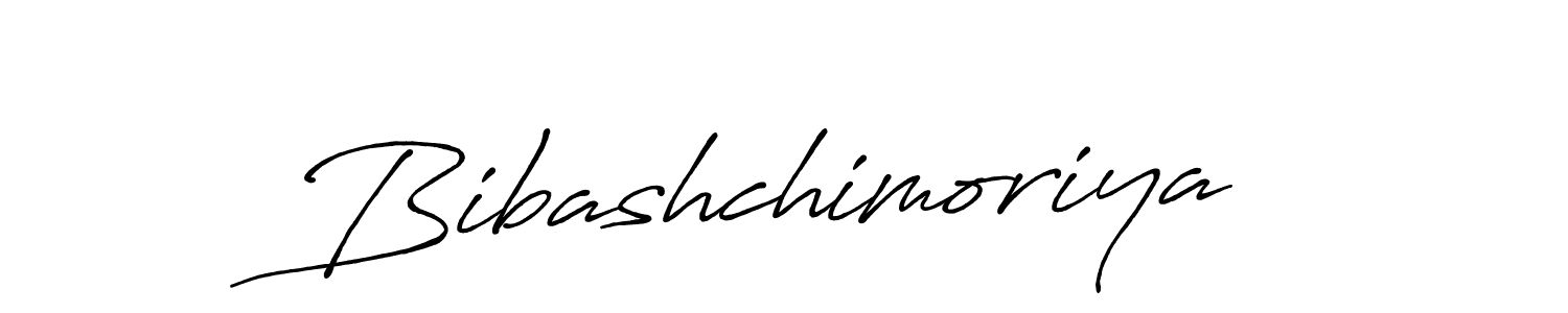 Make a beautiful signature design for name Bibashchimoriya. With this signature (Antro_Vectra_Bolder) style, you can create a handwritten signature for free. Bibashchimoriya signature style 7 images and pictures png