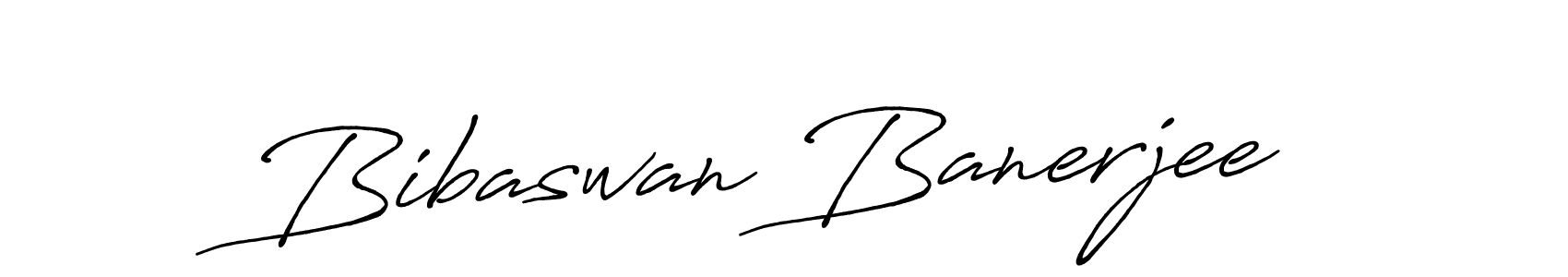 How to make Bibaswan Banerjee name signature. Use Antro_Vectra_Bolder style for creating short signs online. This is the latest handwritten sign. Bibaswan Banerjee signature style 7 images and pictures png