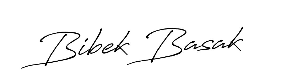 Design your own signature with our free online signature maker. With this signature software, you can create a handwritten (Antro_Vectra_Bolder) signature for name Bibek Basak. Bibek Basak signature style 7 images and pictures png