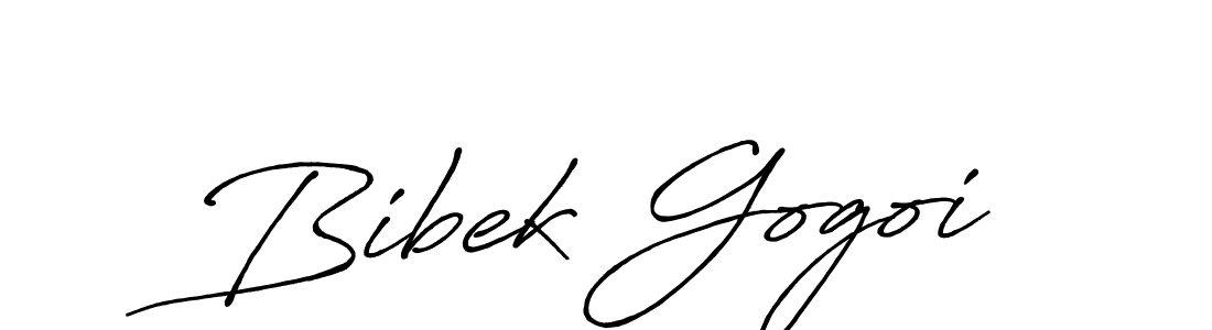 The best way (Antro_Vectra_Bolder) to make a short signature is to pick only two or three words in your name. The name Bibek Gogoi include a total of six letters. For converting this name. Bibek Gogoi signature style 7 images and pictures png