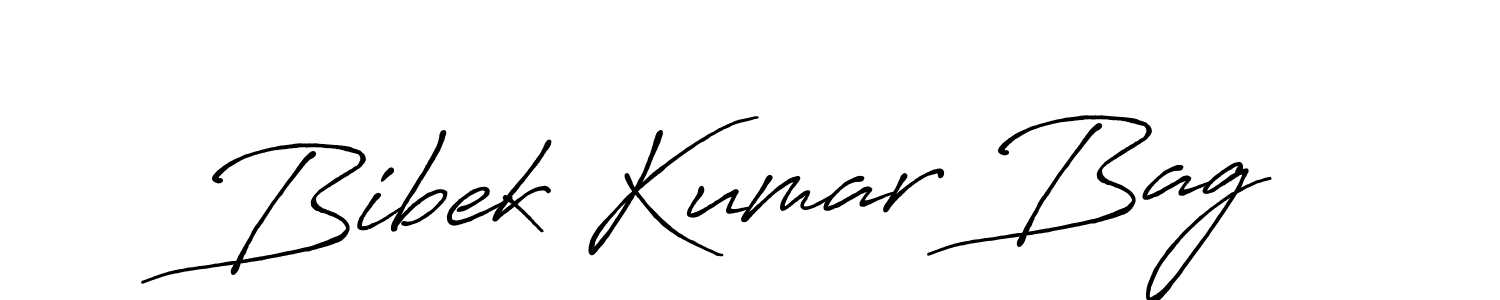 Bibek Kumar Bag stylish signature style. Best Handwritten Sign (Antro_Vectra_Bolder) for my name. Handwritten Signature Collection Ideas for my name Bibek Kumar Bag. Bibek Kumar Bag signature style 7 images and pictures png