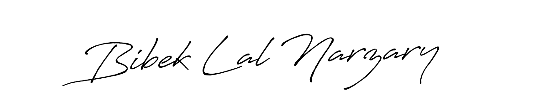 Bibek Lal Narzary stylish signature style. Best Handwritten Sign (Antro_Vectra_Bolder) for my name. Handwritten Signature Collection Ideas for my name Bibek Lal Narzary. Bibek Lal Narzary signature style 7 images and pictures png