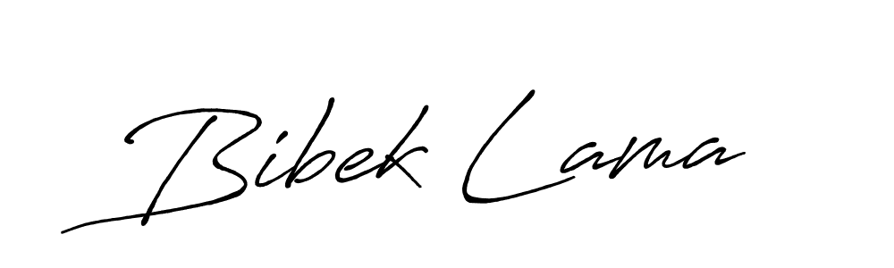 Antro_Vectra_Bolder is a professional signature style that is perfect for those who want to add a touch of class to their signature. It is also a great choice for those who want to make their signature more unique. Get Bibek Lama name to fancy signature for free. Bibek Lama signature style 7 images and pictures png