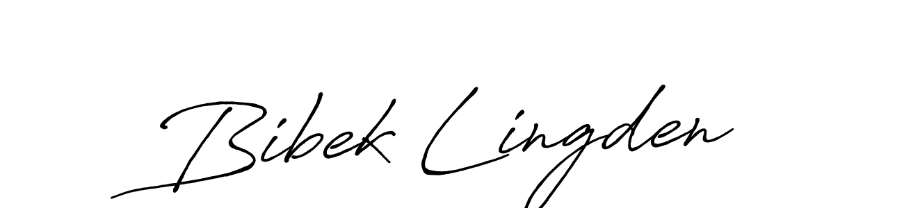 Antro_Vectra_Bolder is a professional signature style that is perfect for those who want to add a touch of class to their signature. It is also a great choice for those who want to make their signature more unique. Get Bibek Lingden name to fancy signature for free. Bibek Lingden signature style 7 images and pictures png