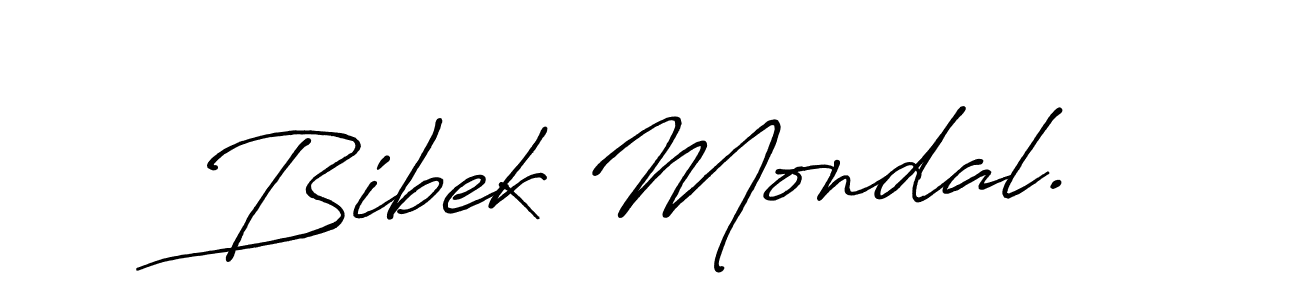 if you are searching for the best signature style for your name Bibek Mondal.. so please give up your signature search. here we have designed multiple signature styles  using Antro_Vectra_Bolder. Bibek Mondal. signature style 7 images and pictures png