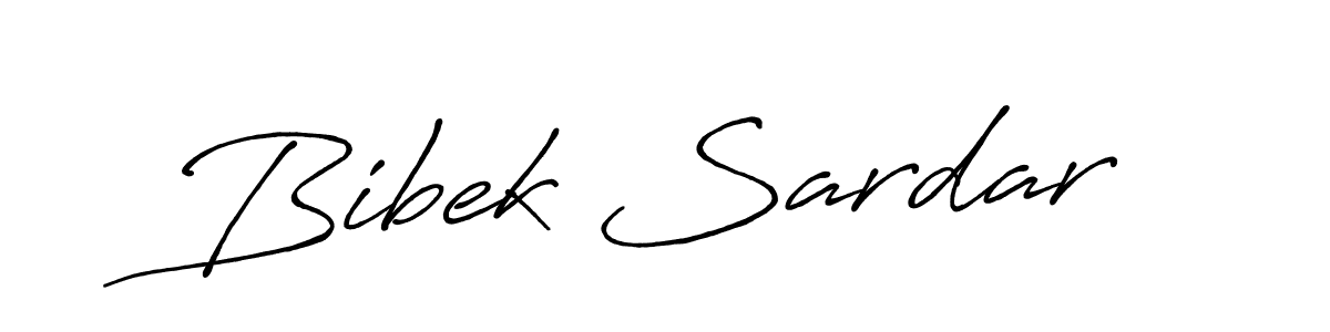 Bibek Sardar stylish signature style. Best Handwritten Sign (Antro_Vectra_Bolder) for my name. Handwritten Signature Collection Ideas for my name Bibek Sardar. Bibek Sardar signature style 7 images and pictures png