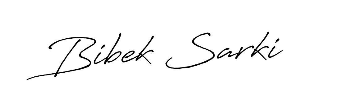 The best way (Antro_Vectra_Bolder) to make a short signature is to pick only two or three words in your name. The name Bibek Sarki include a total of six letters. For converting this name. Bibek Sarki signature style 7 images and pictures png