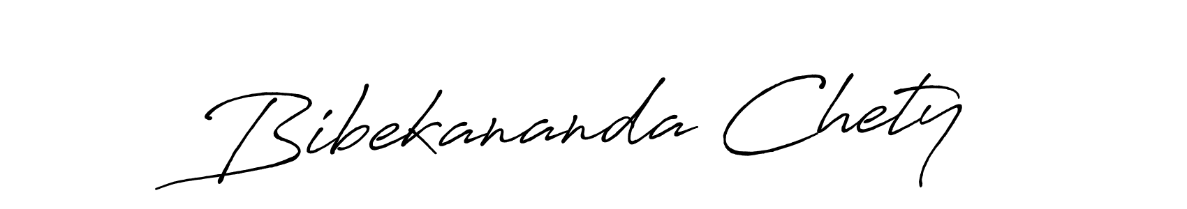 Make a beautiful signature design for name Bibekananda Chety. With this signature (Antro_Vectra_Bolder) style, you can create a handwritten signature for free. Bibekananda Chety signature style 7 images and pictures png