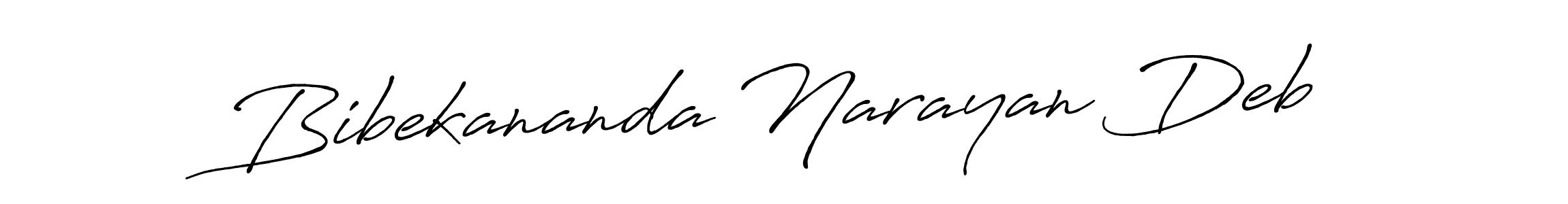 Use a signature maker to create a handwritten signature online. With this signature software, you can design (Antro_Vectra_Bolder) your own signature for name Bibekananda Narayan Deb. Bibekananda Narayan Deb signature style 7 images and pictures png