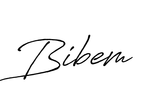 Once you've used our free online signature maker to create your best signature Antro_Vectra_Bolder style, it's time to enjoy all of the benefits that Bibem name signing documents. Bibem signature style 7 images and pictures png
