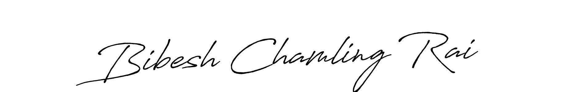 How to make Bibesh Chamling Rai signature? Antro_Vectra_Bolder is a professional autograph style. Create handwritten signature for Bibesh Chamling Rai name. Bibesh Chamling Rai signature style 7 images and pictures png