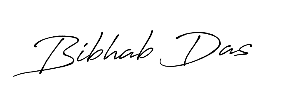 How to make Bibhab Das name signature. Use Antro_Vectra_Bolder style for creating short signs online. This is the latest handwritten sign. Bibhab Das signature style 7 images and pictures png