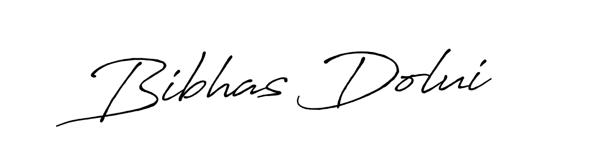 Make a beautiful signature design for name Bibhas Dolui. With this signature (Antro_Vectra_Bolder) style, you can create a handwritten signature for free. Bibhas Dolui signature style 7 images and pictures png