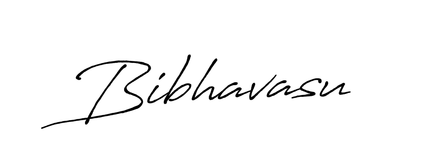 How to make Bibhavasu signature? Antro_Vectra_Bolder is a professional autograph style. Create handwritten signature for Bibhavasu name. Bibhavasu signature style 7 images and pictures png
