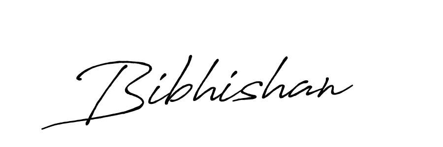 Make a beautiful signature design for name Bibhishan. With this signature (Antro_Vectra_Bolder) style, you can create a handwritten signature for free. Bibhishan signature style 7 images and pictures png