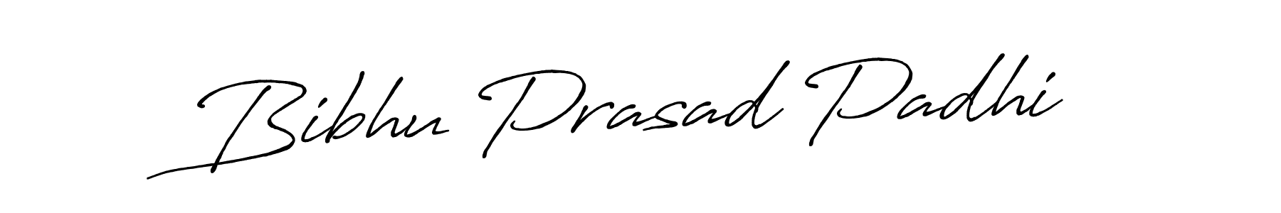 Make a beautiful signature design for name Bibhu Prasad Padhi. With this signature (Antro_Vectra_Bolder) style, you can create a handwritten signature for free. Bibhu Prasad Padhi signature style 7 images and pictures png