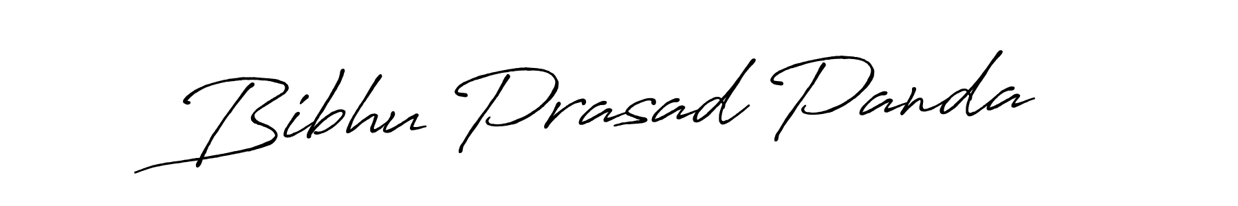 How to make Bibhu Prasad Panda name signature. Use Antro_Vectra_Bolder style for creating short signs online. This is the latest handwritten sign. Bibhu Prasad Panda signature style 7 images and pictures png